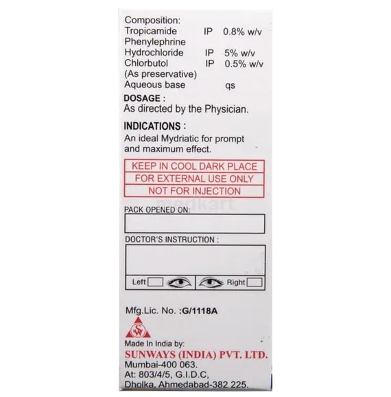 tropicacyl plus eye drops 5 ml